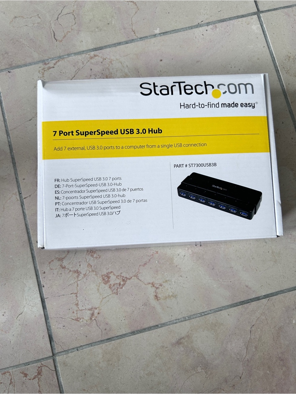 StarTech.com 7 Port SuperSpeed USB 3.0 Hub ST7300USB3B